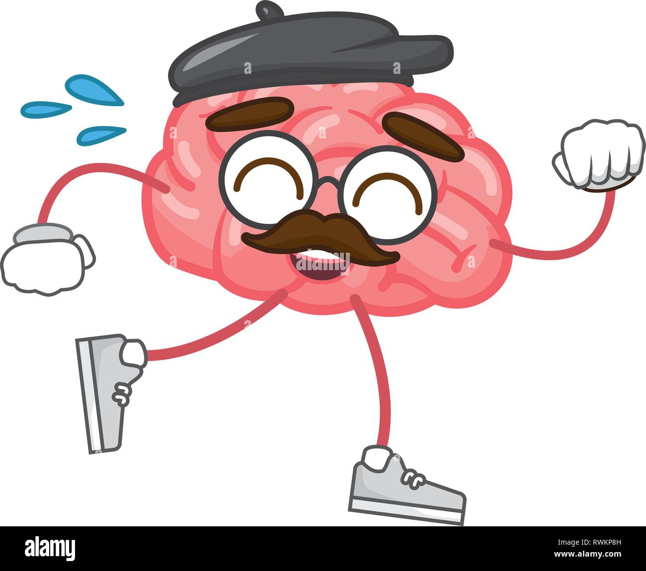 Cartoon Brain Creating cartoon brain creativity Stock Vector Image & Art - Alamy
