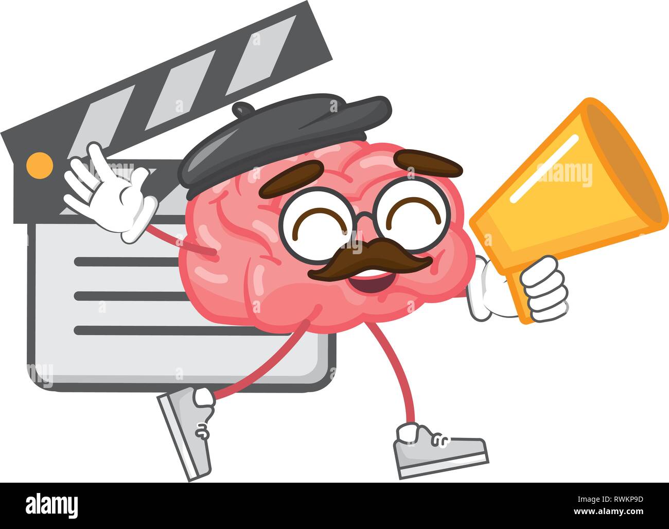 Cartoon Brain Creating cartoon brain creativity Stock Vector Image & Art - Alamy