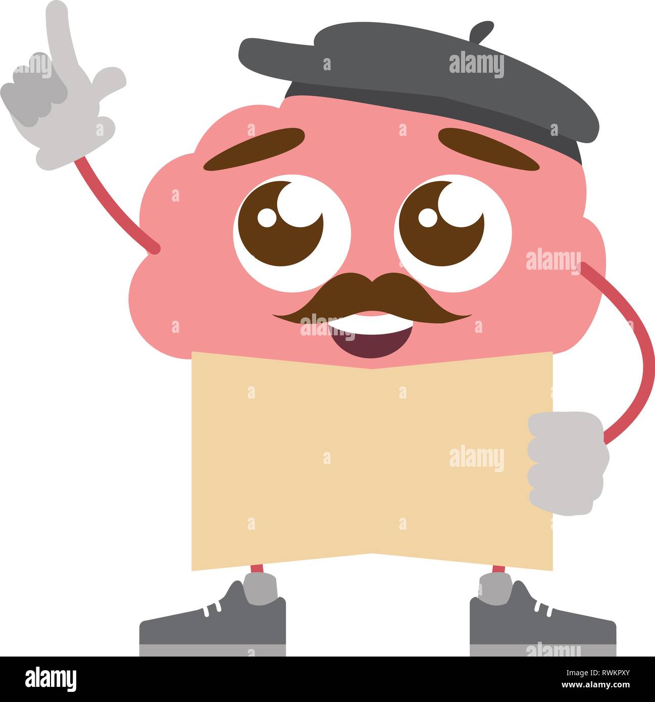 Cartoon Brain Creating cartoon brain creativity Stock Vector Image & Art - Alamy