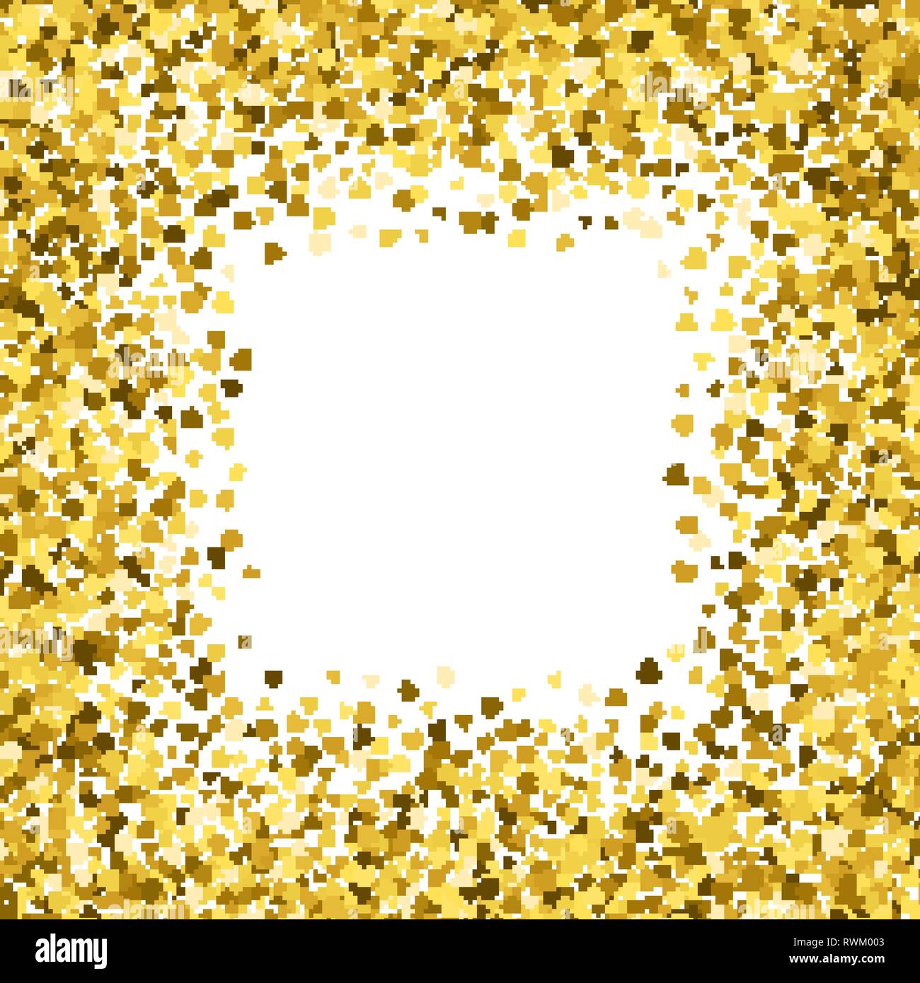 Frame or border of random scatter hearts Stock Vector Image & Art - Alamy
