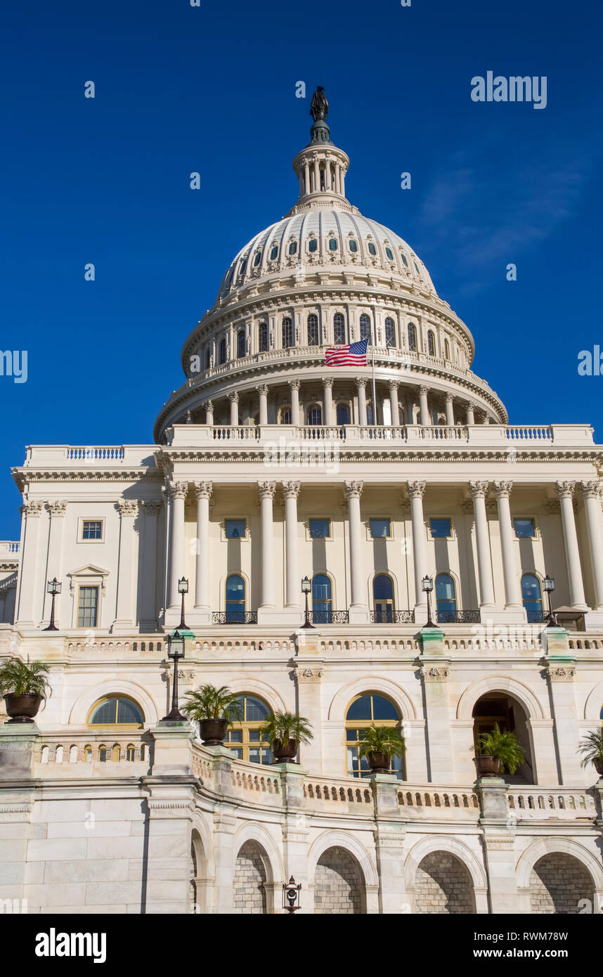United States Capitol Building; Washington D.C., United States of America Stock Photo