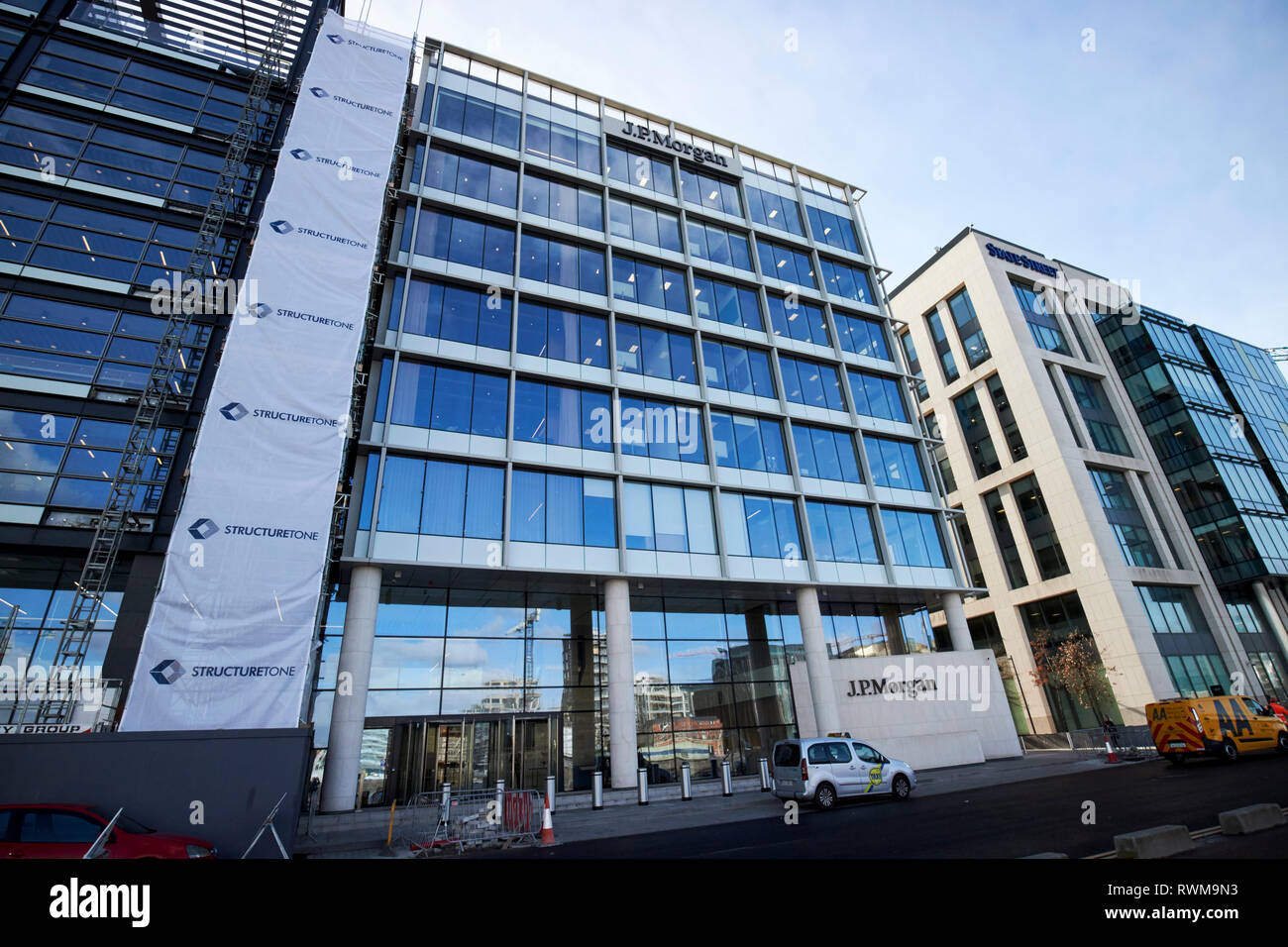 JP Morgan dublin offices 200 capital dock Dublin republic of Ireland Stock Photo