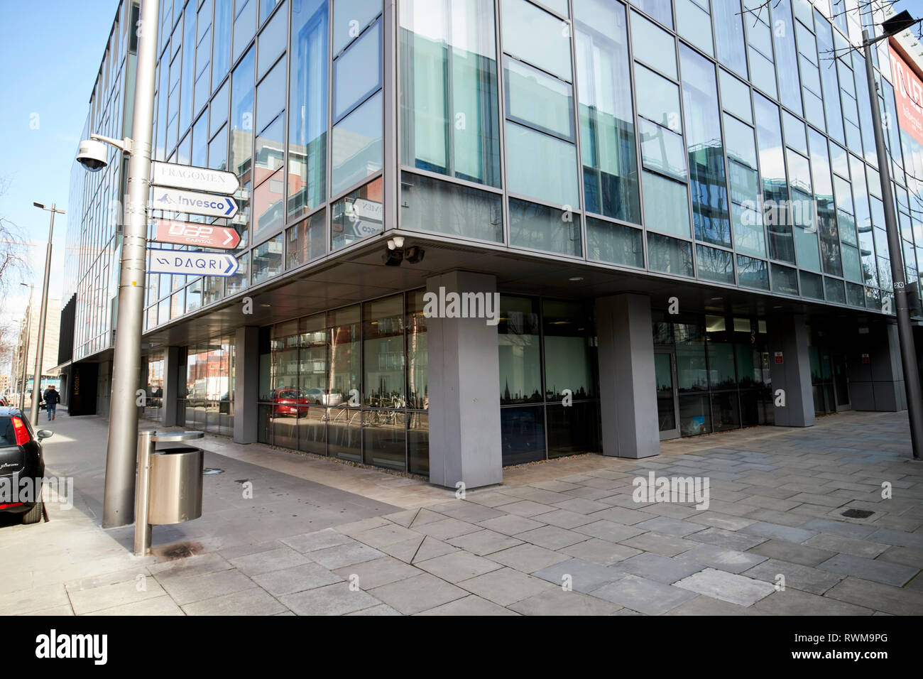 the bloodstone building sir john rogersons quay housing tripadvisor offices and logmein office Dublin republic of Ireland Stock Photo