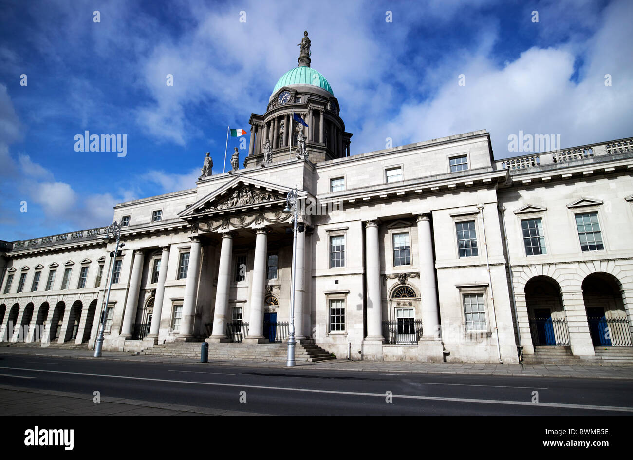 The Custom House custom house quay Dublin republic of Ireland Stock ...