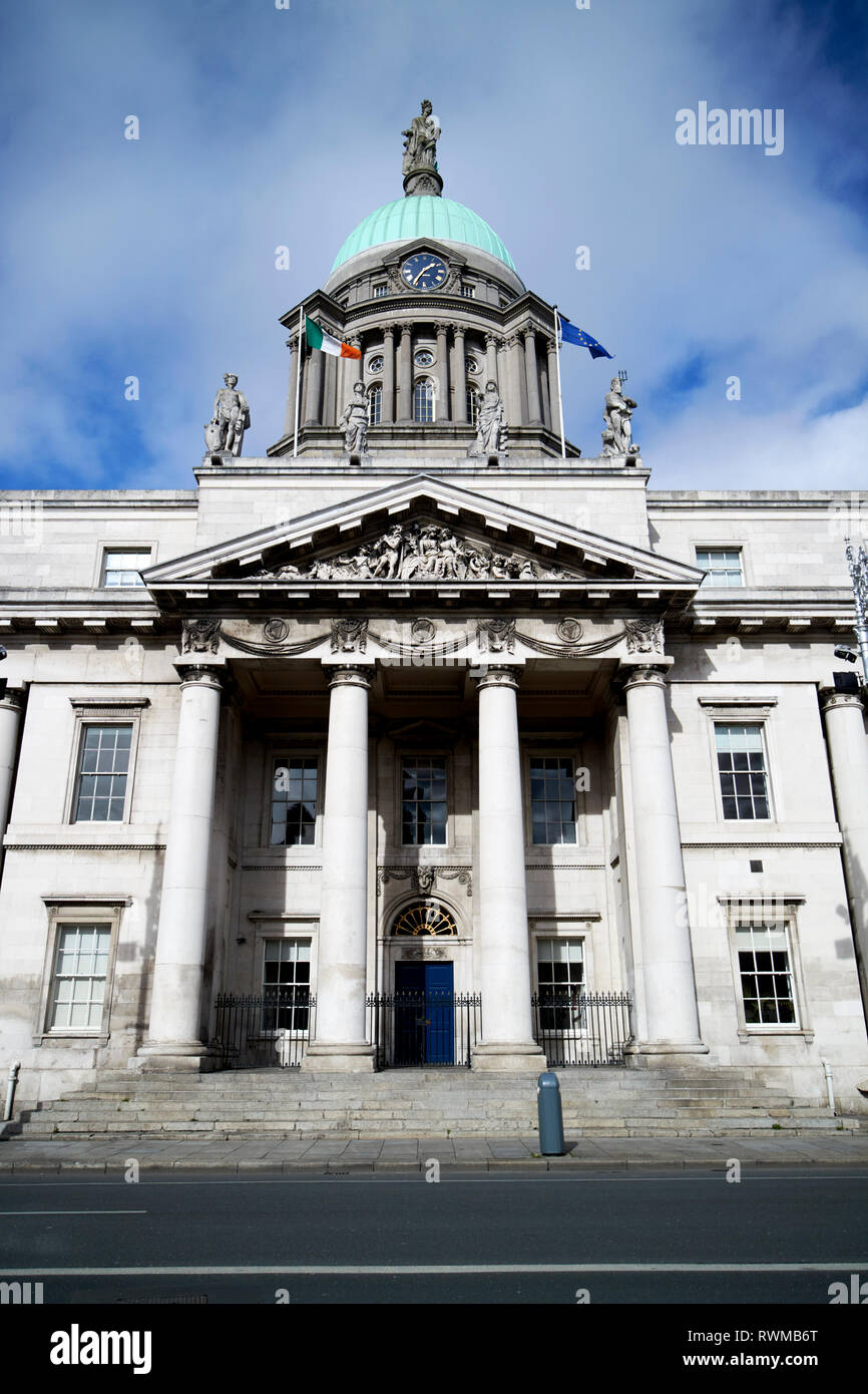 The Custom House custom house quay Dublin republic of Ireland Stock ...