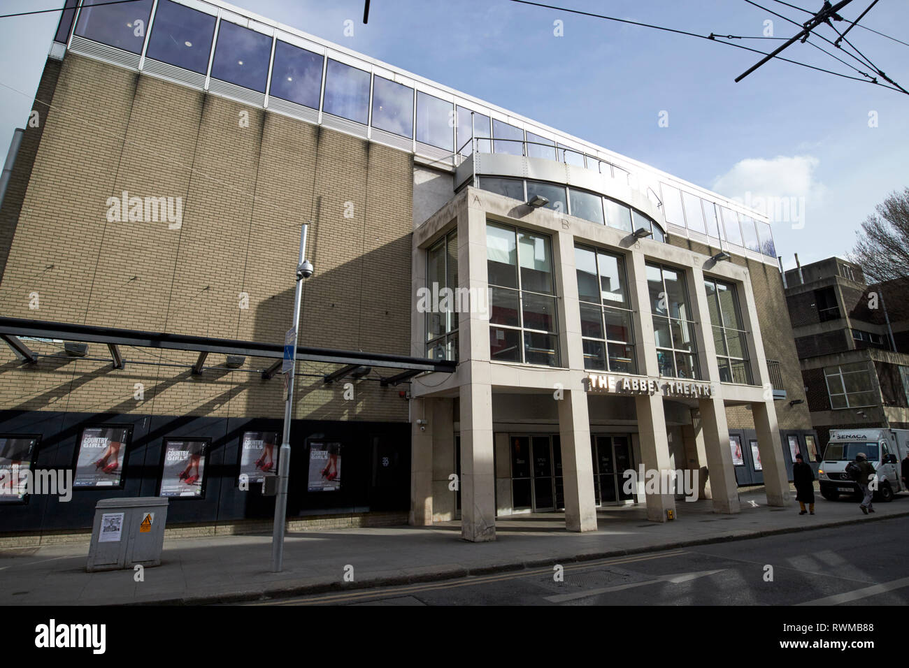 The abbey theatre Dublin republic of Ireland Stock Photo