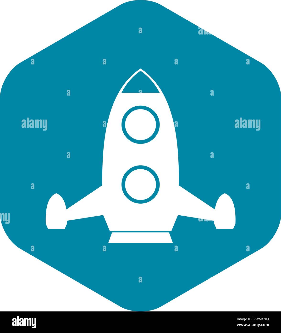Rocket icon, simple style Stock Vector Image & Art - Alamy