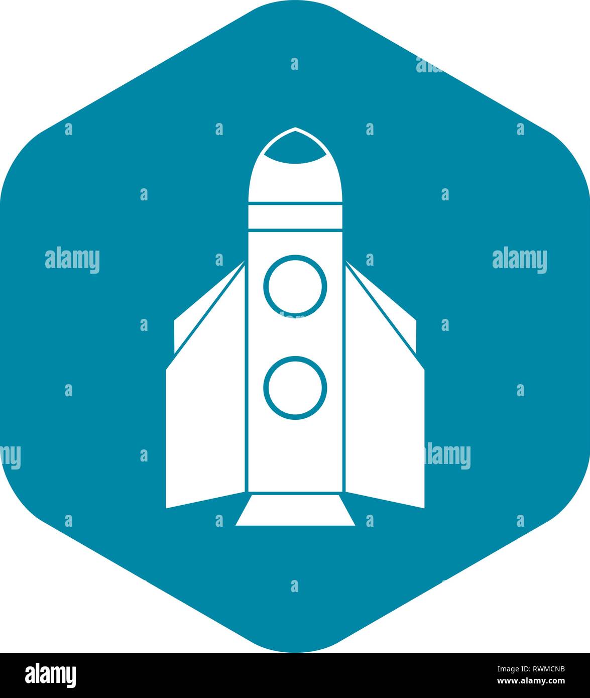 Rocket icon, simple style Stock Vector Image & Art - Alamy
