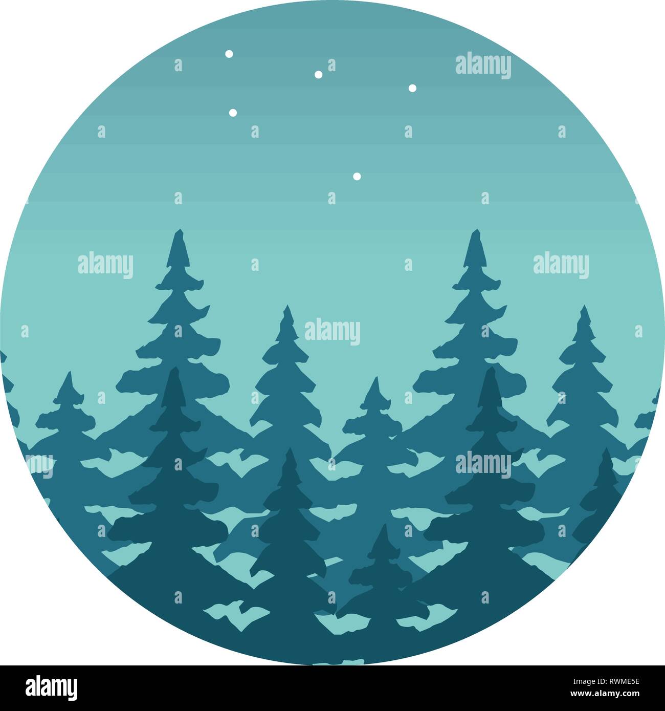 wanderlust landscape design Stock Vector Image & Art - Alamy