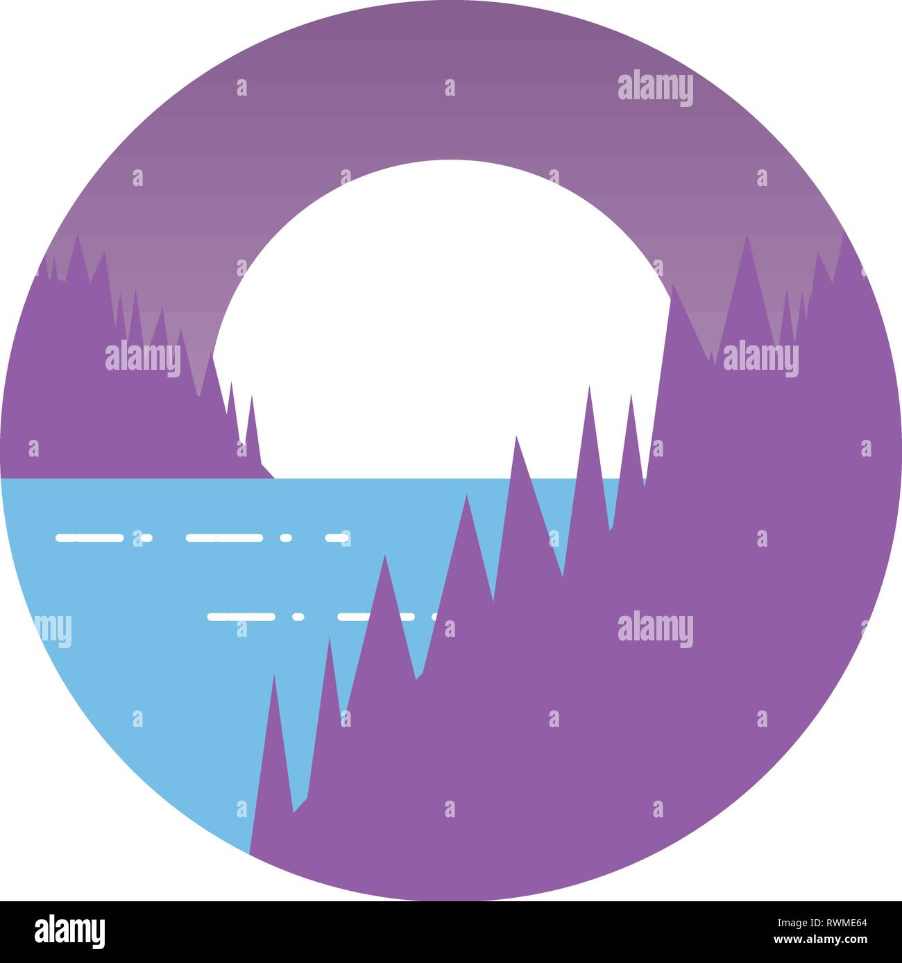 wanderlust landscape design Stock Vector Image & Art - Alamy