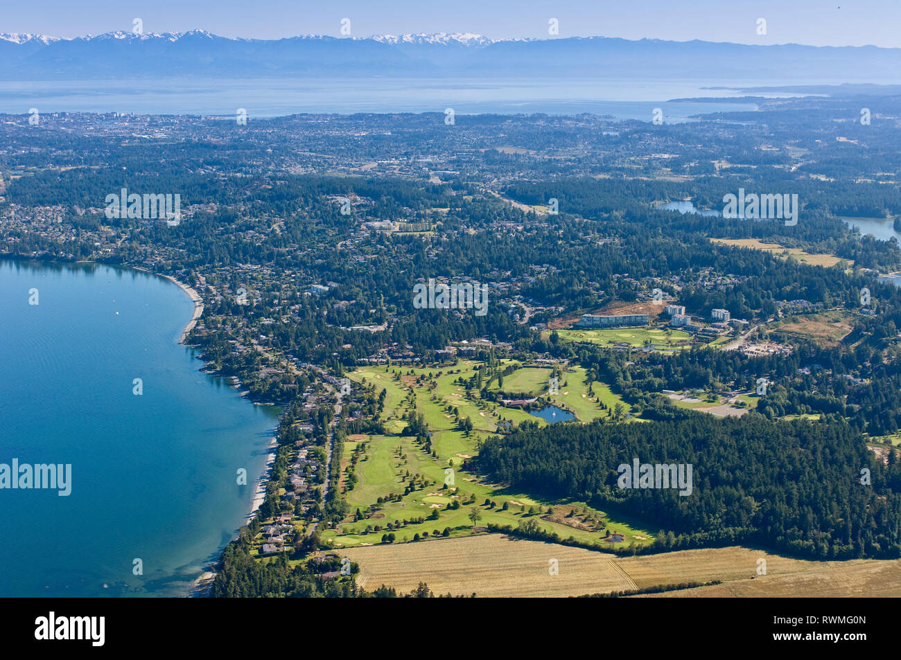 Cordova Bay Golf Course, Victoria, British Columbia, Canada Stock Photo