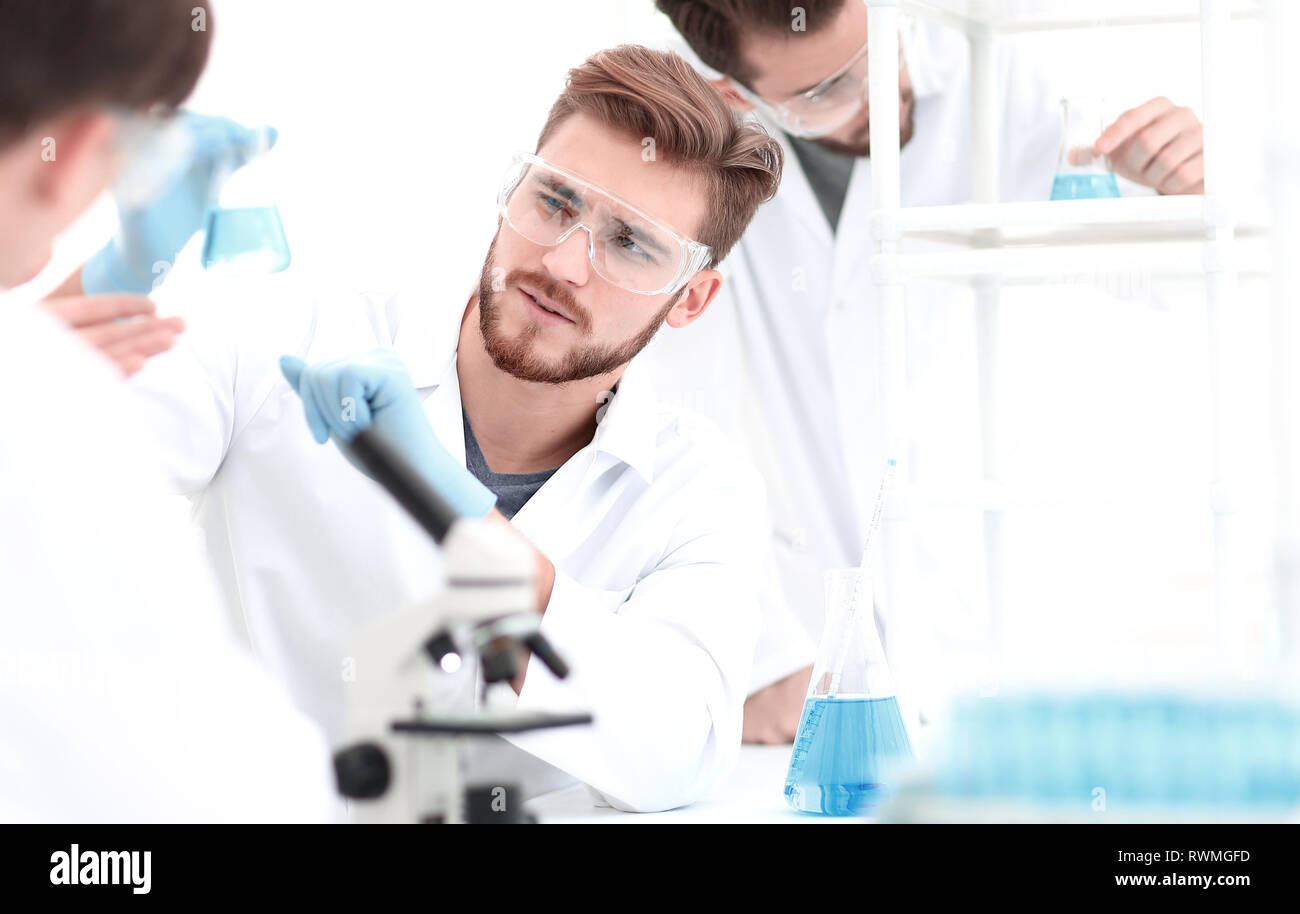 background image science team in the lab Stock Photo Alamy