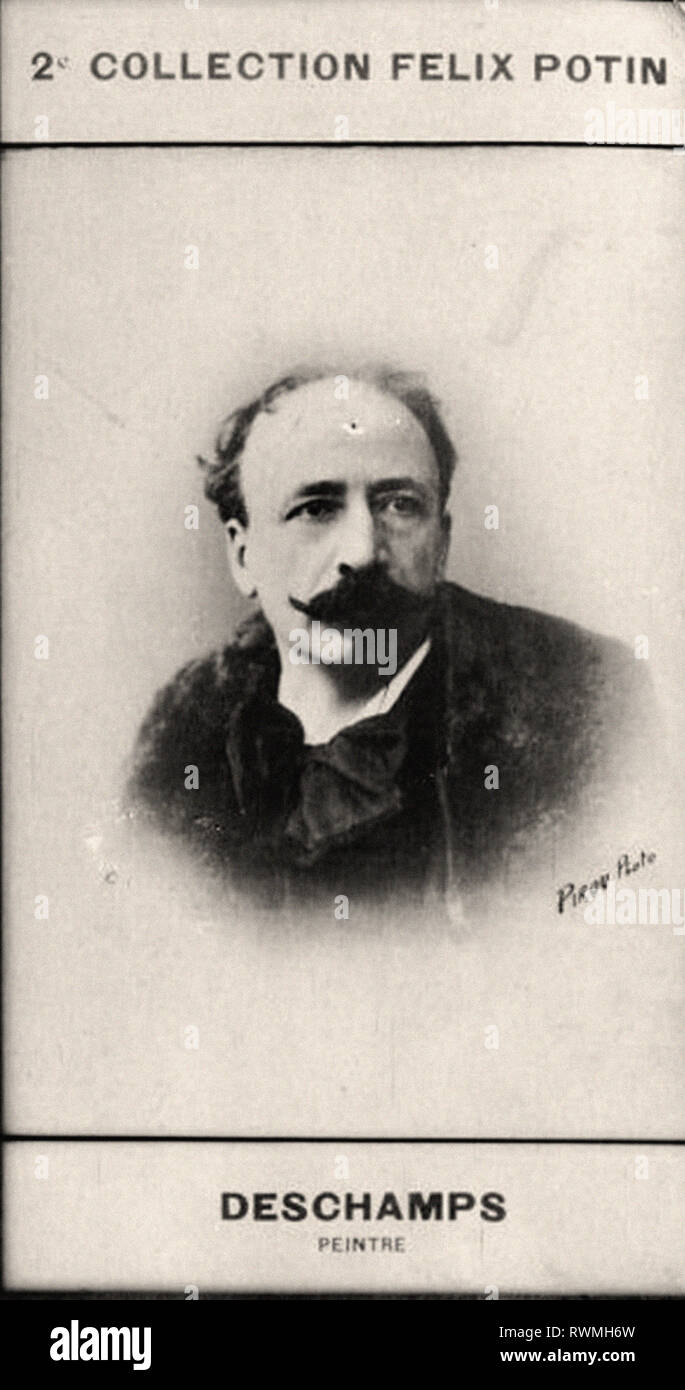 Photographic portrait of Deschamps, Louis - From 2e COLLECTION FÉLIX POTIN, early 20th century Stock Photo