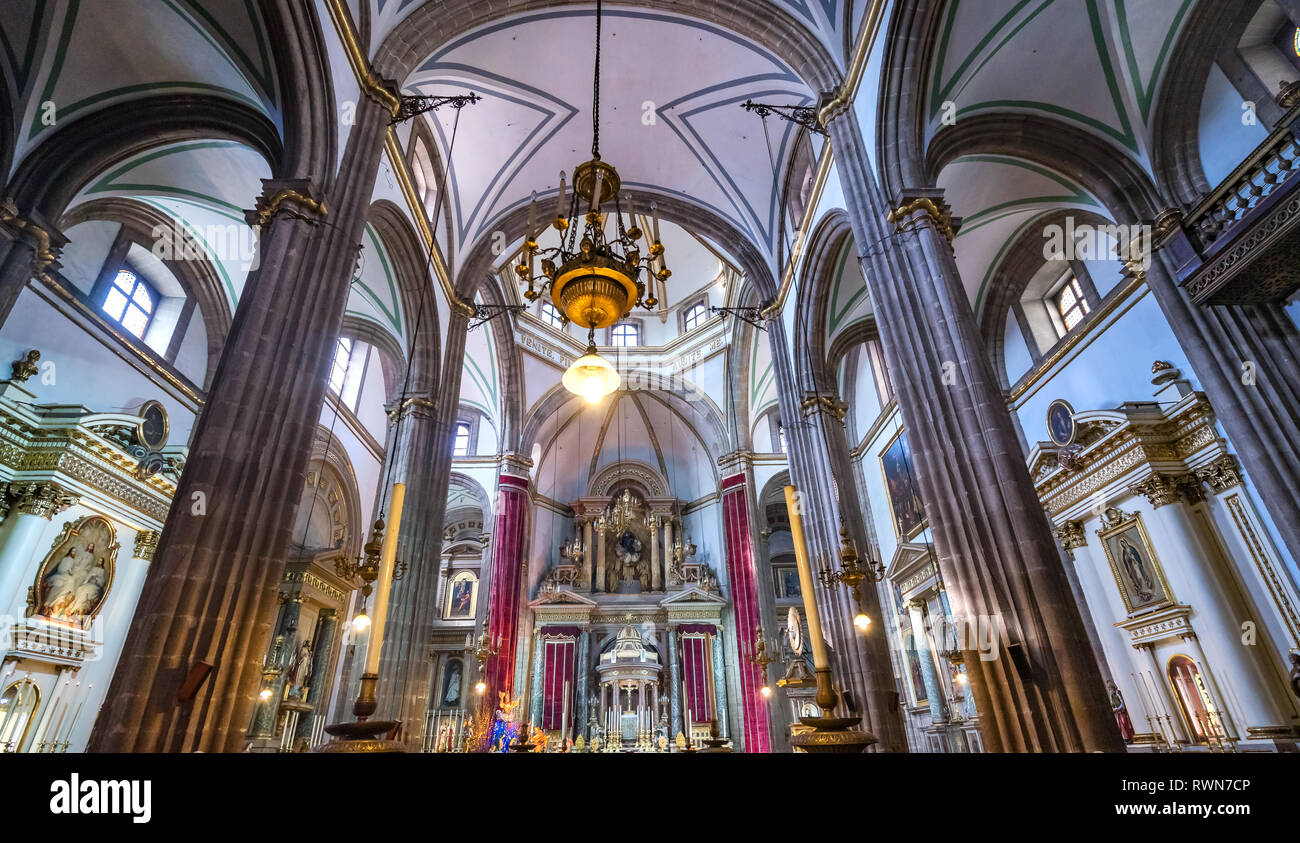 Templo de San Felipe Neri Basilica Dome Church Mexico City Mexico