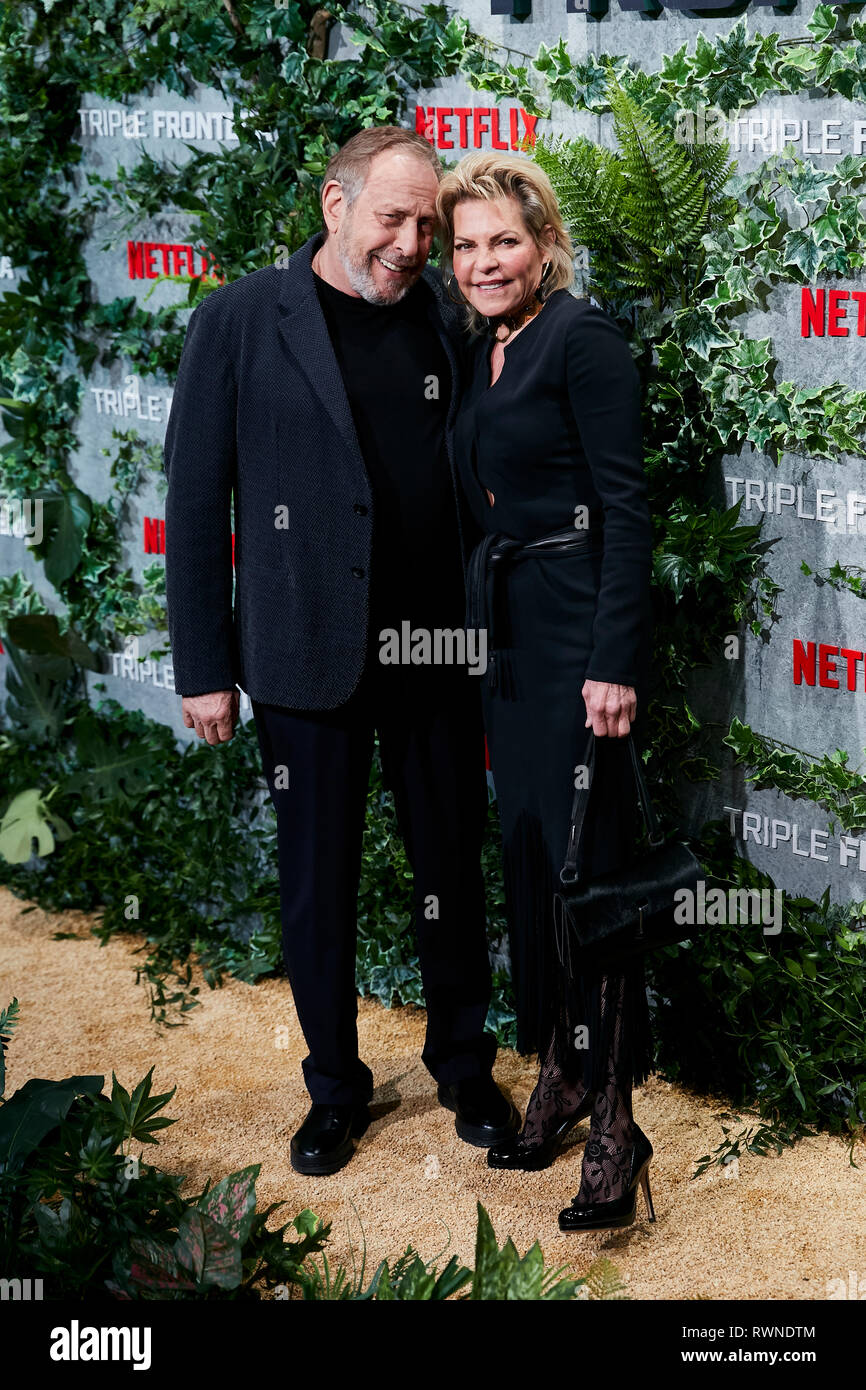 Charles Roven and Dawn Steel attends the Triple Frontera premiere at