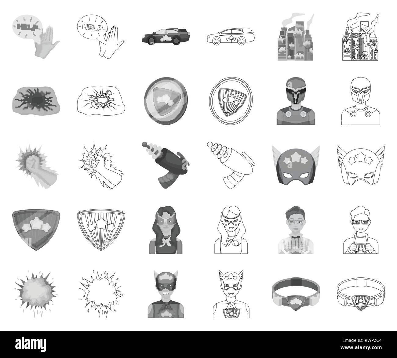 All Marvel Superhero Logos