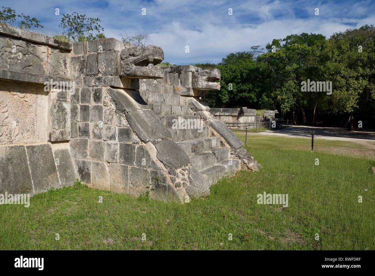 Uxmal, ruins of ancient Mayan City, Yucatan Mexico Stock Photo