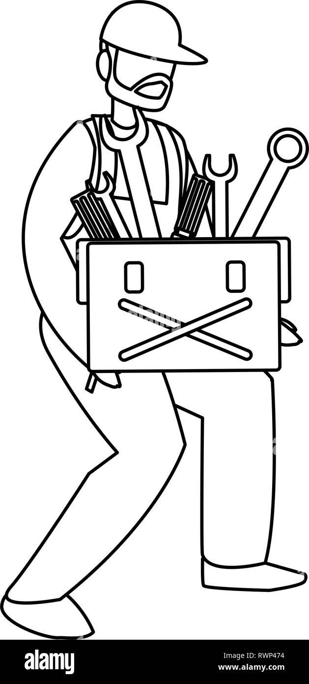 Automotive tool box character cartoon Stock Vector Image & Art - Alamy