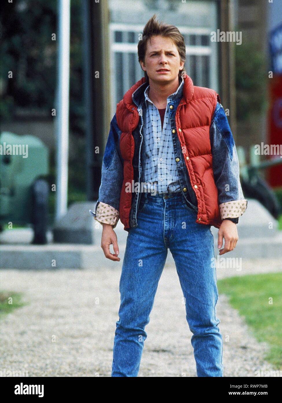 MICHAEL J. FOX, BACK TO THE FUTURE, 1985 Stock Photo - Alamy