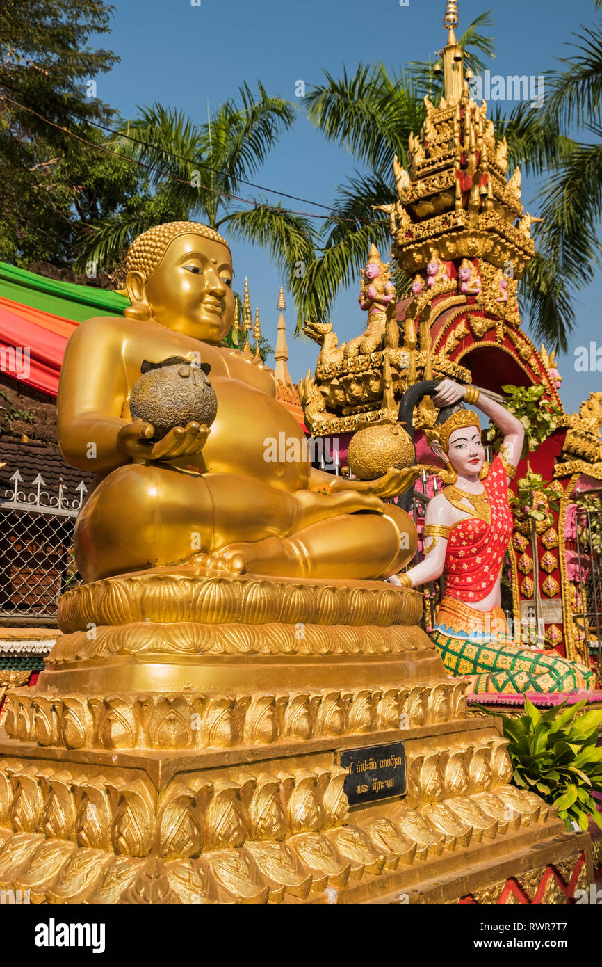 Wat Si Muang Vientiane Laos Stock Photo