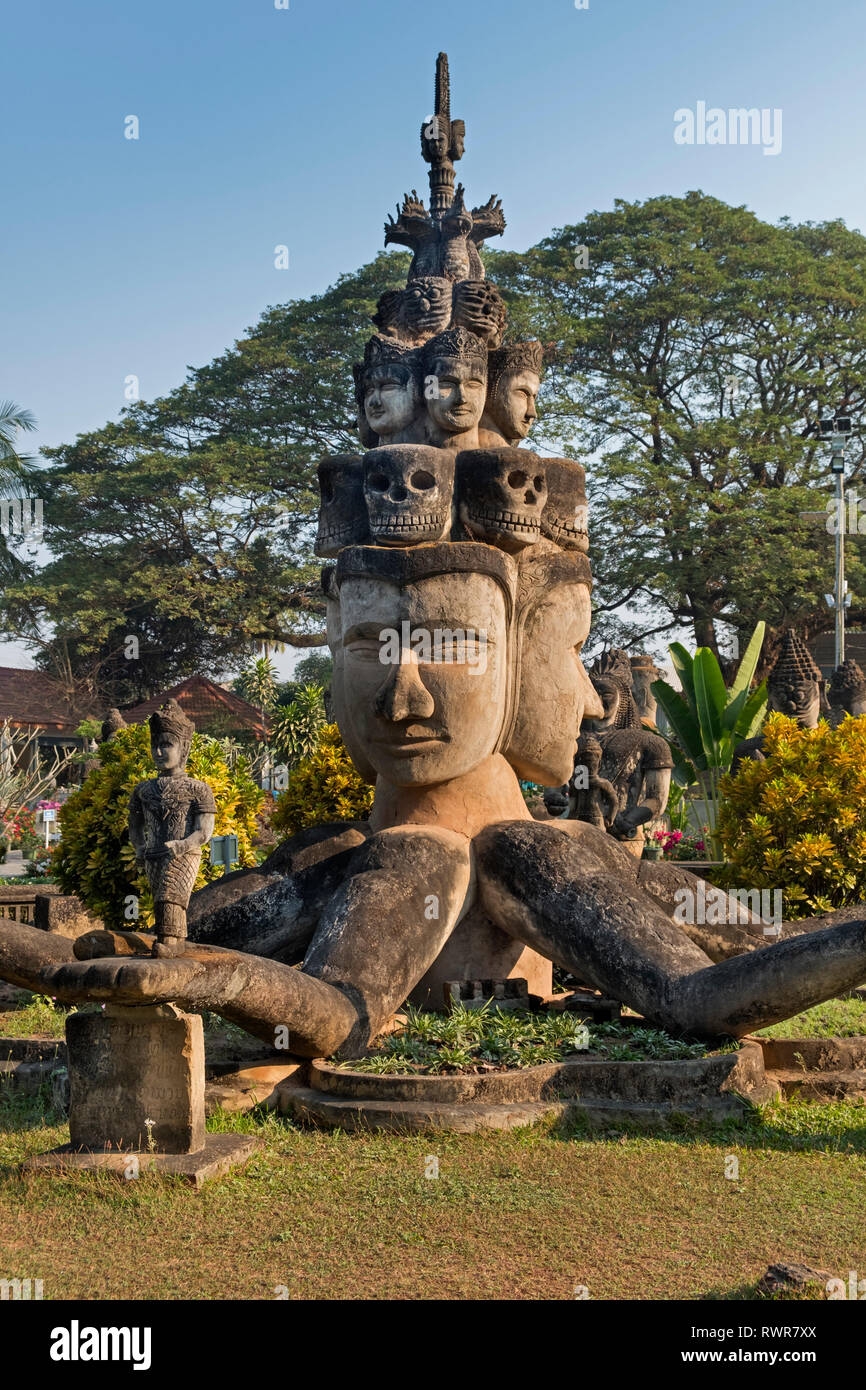 Xieng Khuan Buddha Park Vientiane Laos Stock Photo