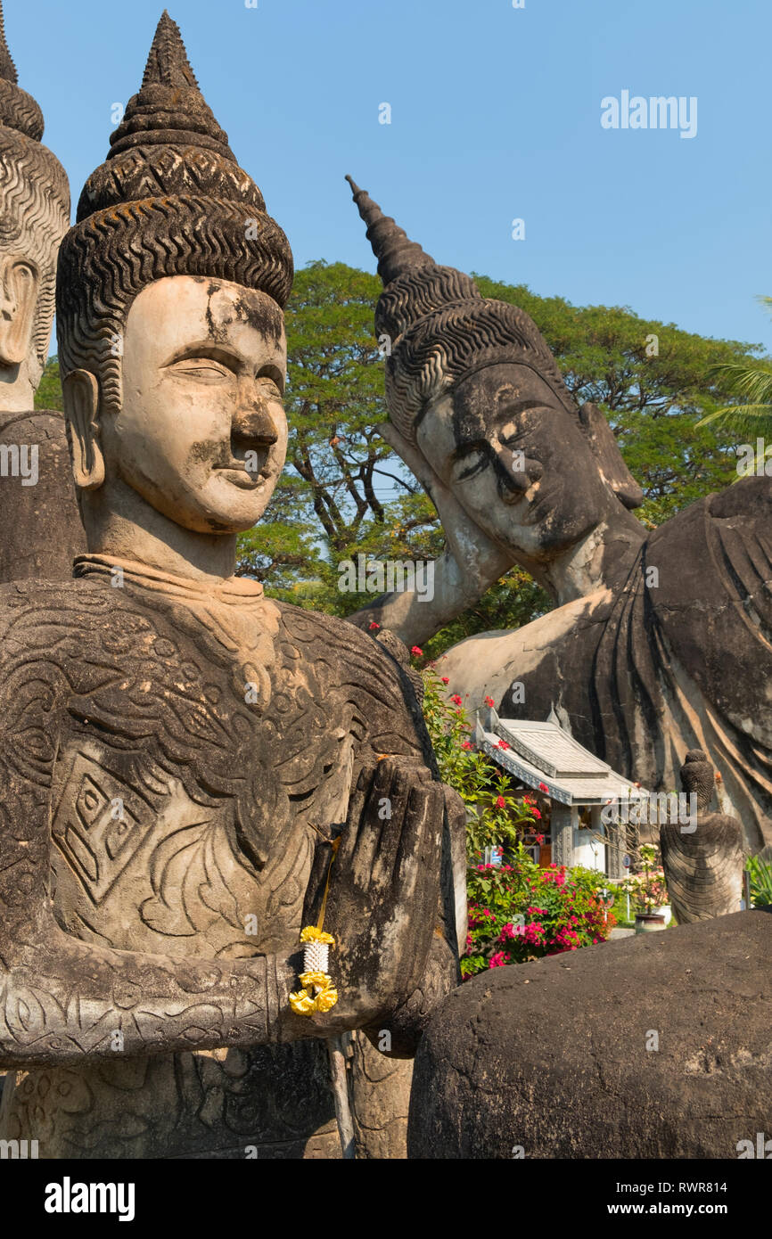 Xieng Khuan Buddha Park Vientiane Laos Stock Photo