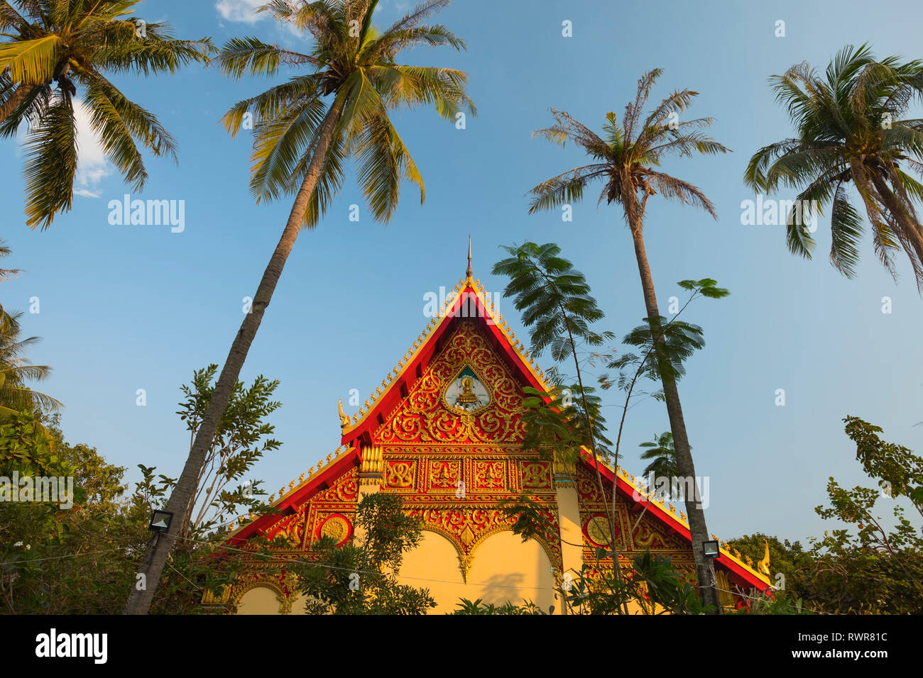 Wat Chanthaboury Vientiane Laos Stock Photo