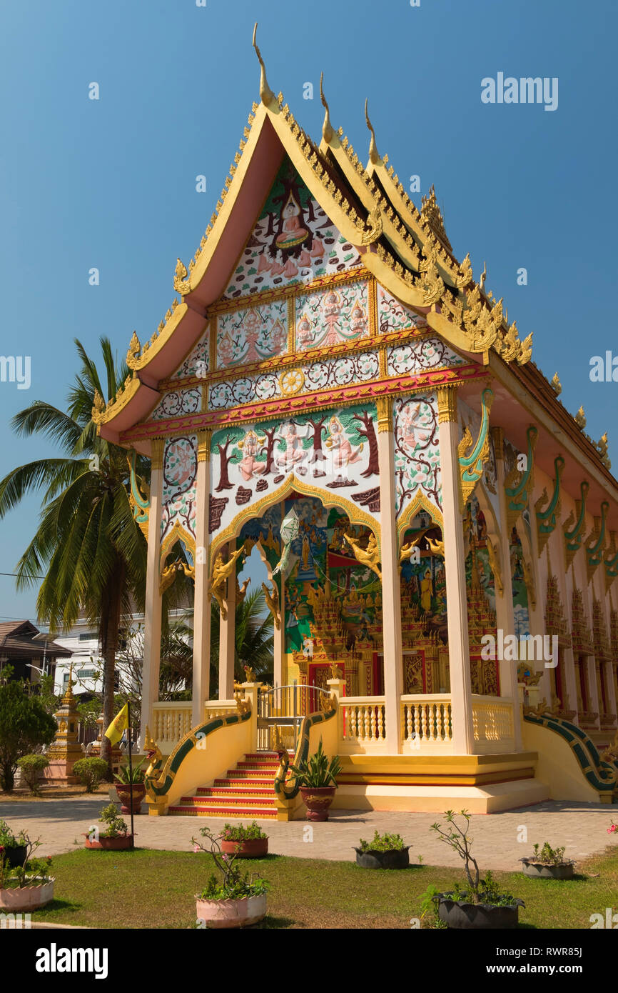 Sithan Neua Temple Vientiane Laos Stock Photo