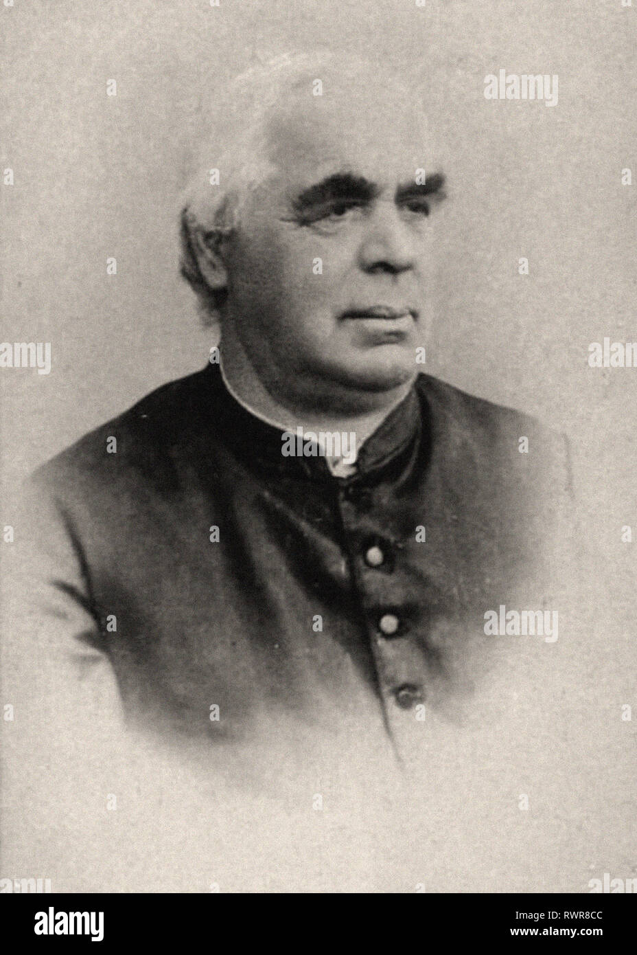 Photographic portrait of Abbé Kneipp Stock Photo