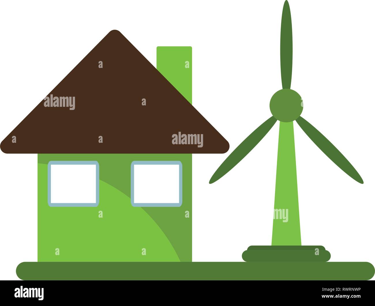 Ecology green energy Stock Vector Image & Art - Alamy