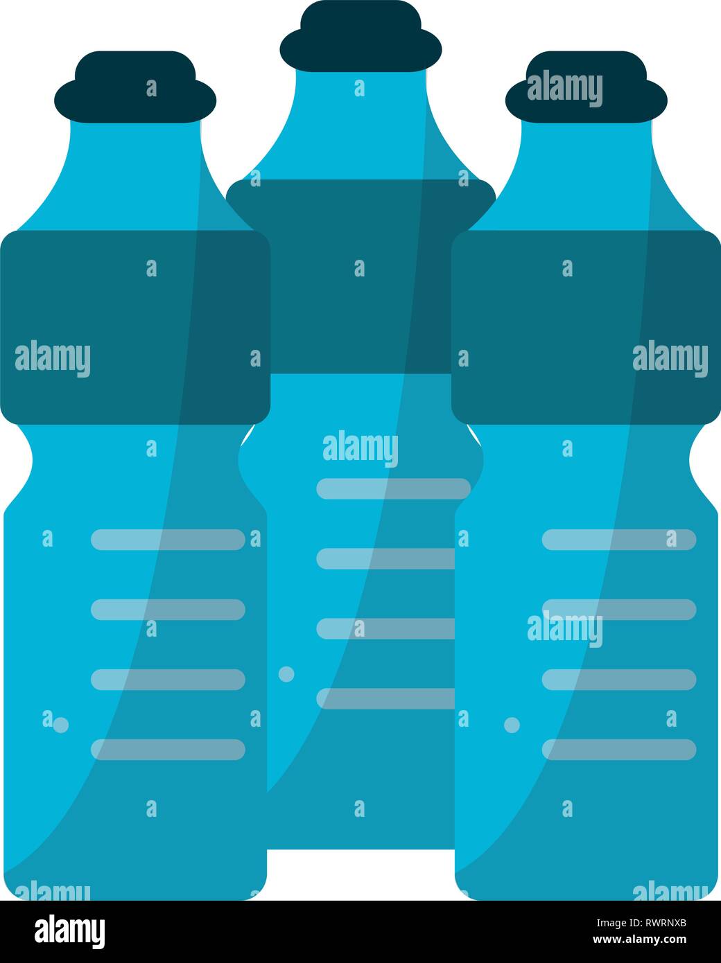 Water bottles isolated Stock Vector Image & Art Alamy