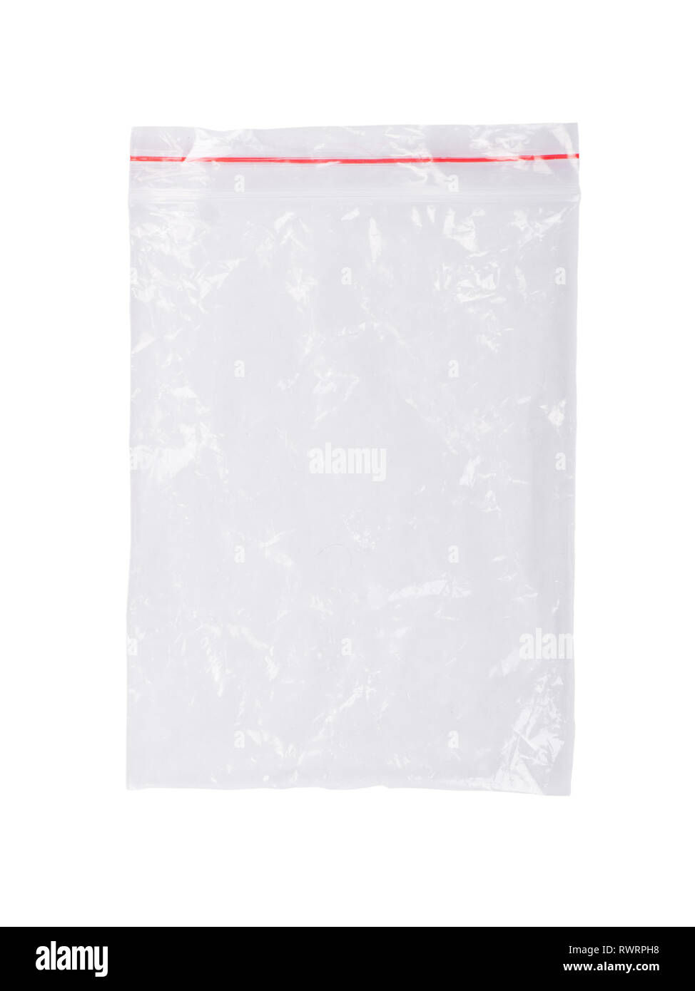 Plastic bag zipper closeup isolated on white background Stock Photo Alamy