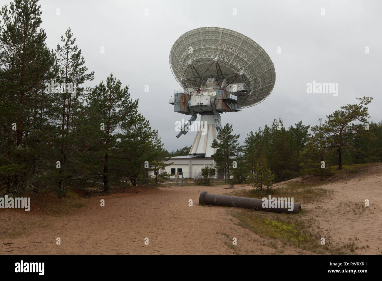 Radio telescope, Ventspils International Radio Astronomy Centre ...