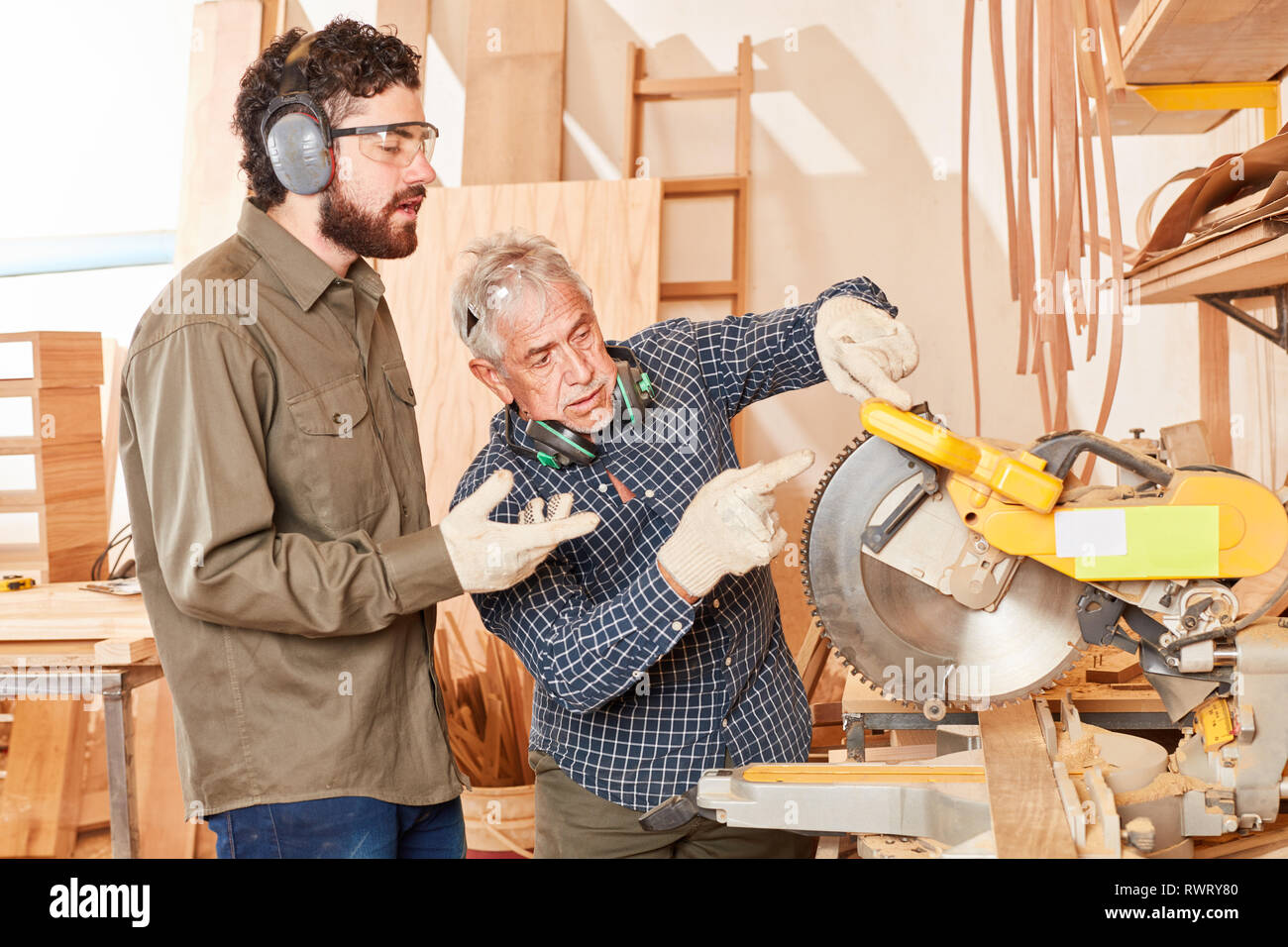 Master carpenter hires stock photography and images Alamy
