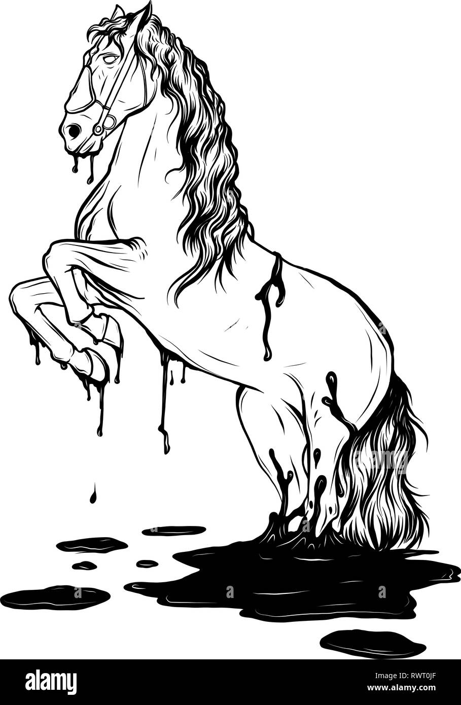 Drawing Horses - Pencil Drawing - Joshua Nava Arts