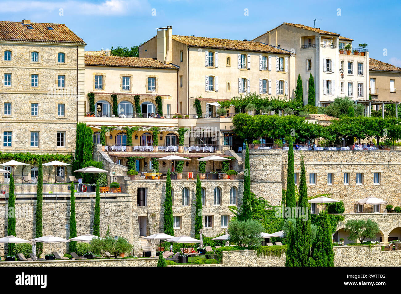 France Vaucluse 84 Regional Natural Park Of Luberon The Village Of Gordes La Bastide De Gordes A 5 Star Luxury Hotel Stock Photo Alamy