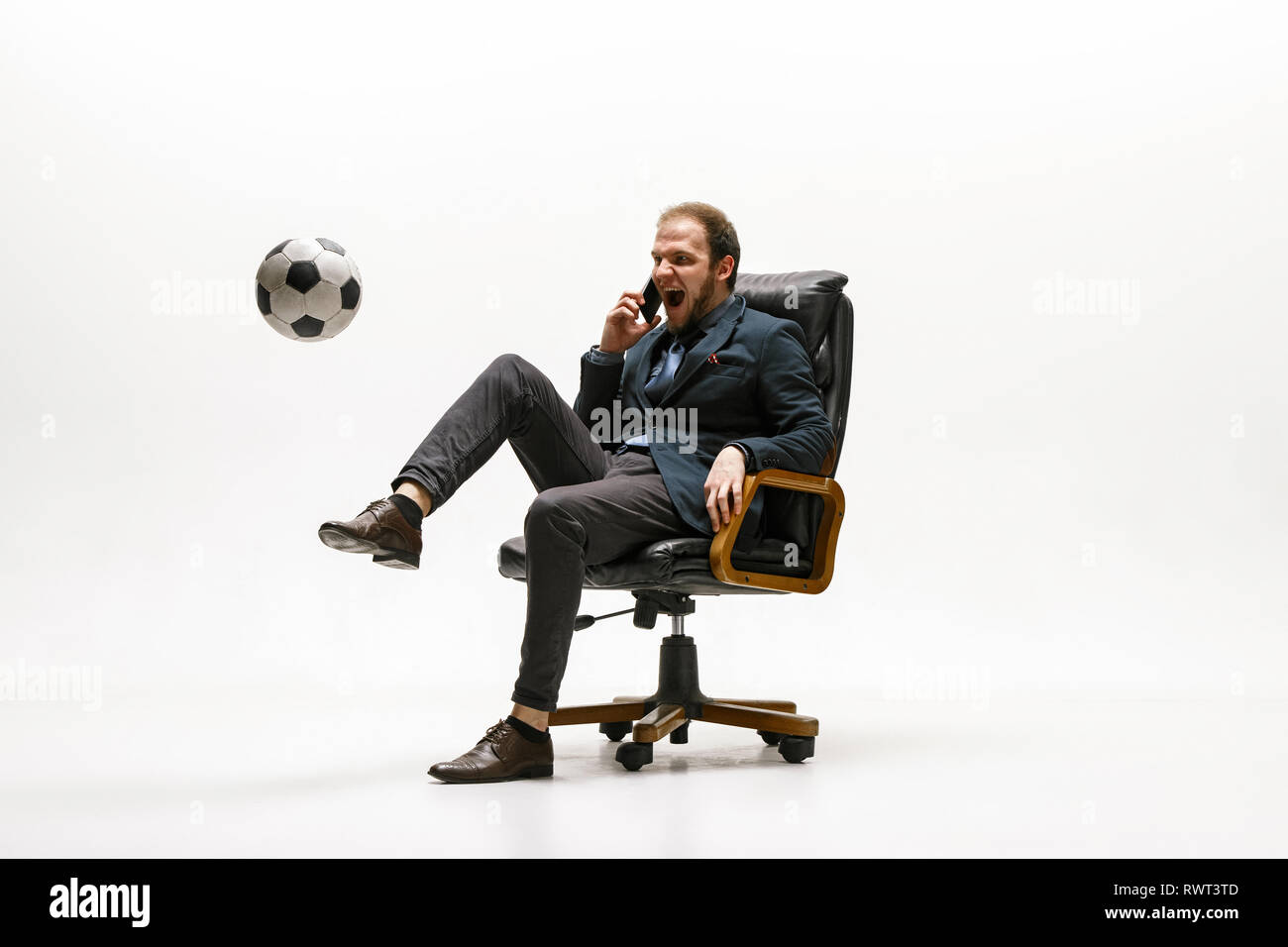 football manager chair high resolution stock photography and