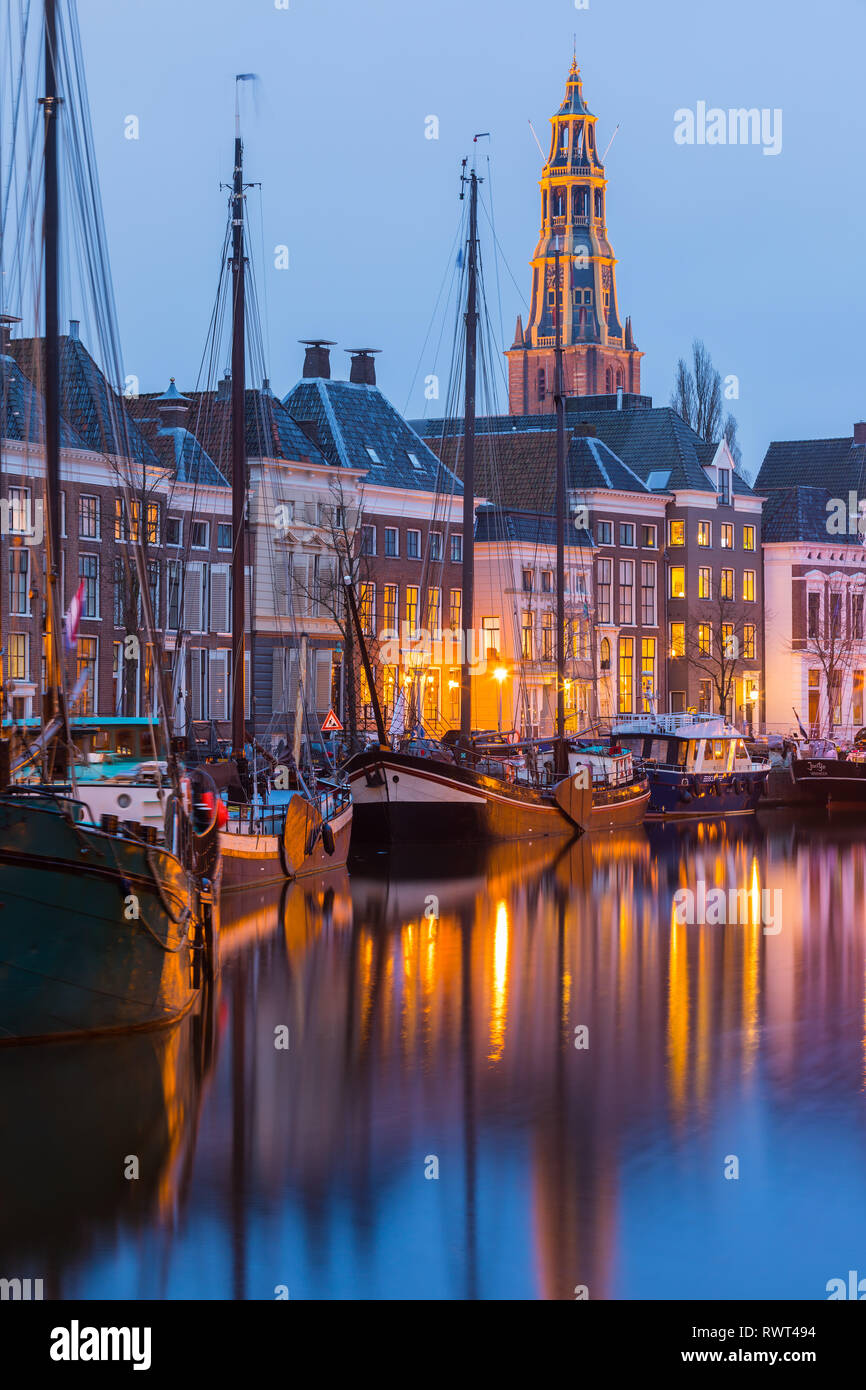Lage Der A Groningen Hoge der A and Lage der A are the names of the streets in Groningen on