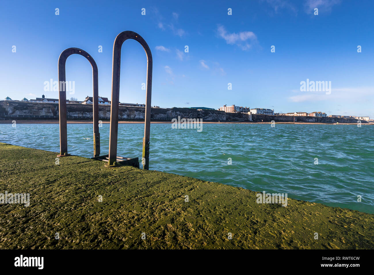 Walpole Bay Tidal Pool Margate Stock Photo