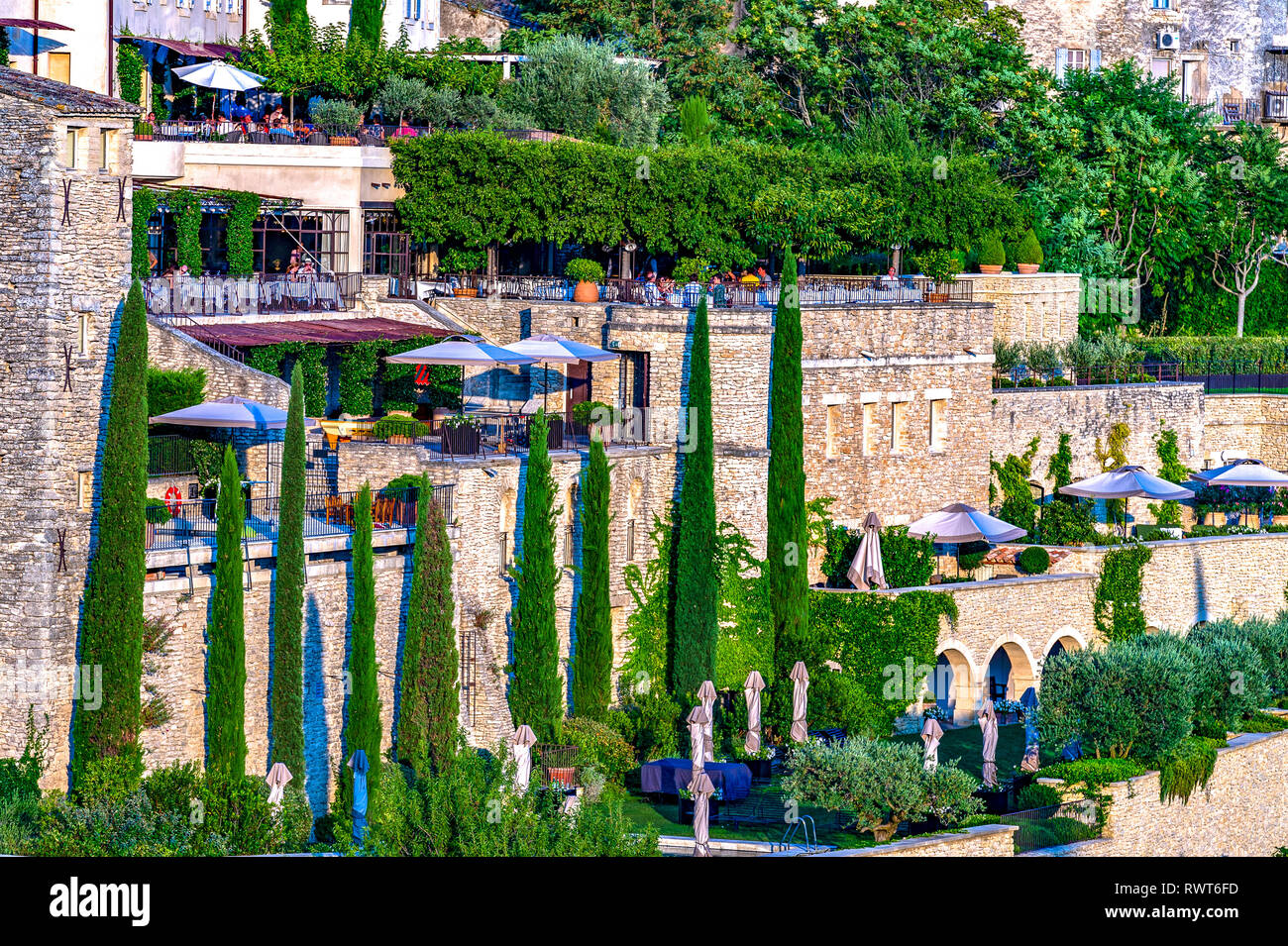 France Vaucluse 84 Regional Natural Park Of Luberon The Village Of Gordes La Bastide De Gordes A 5 Star Luxury Hotel Stock Photo Alamy