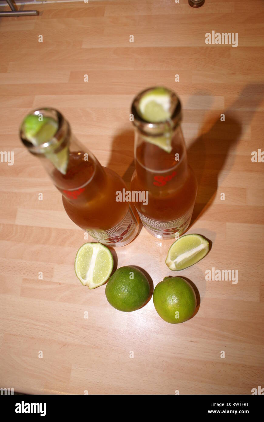 Larger and Lime, Mexican Beer Stock Photo Alamy