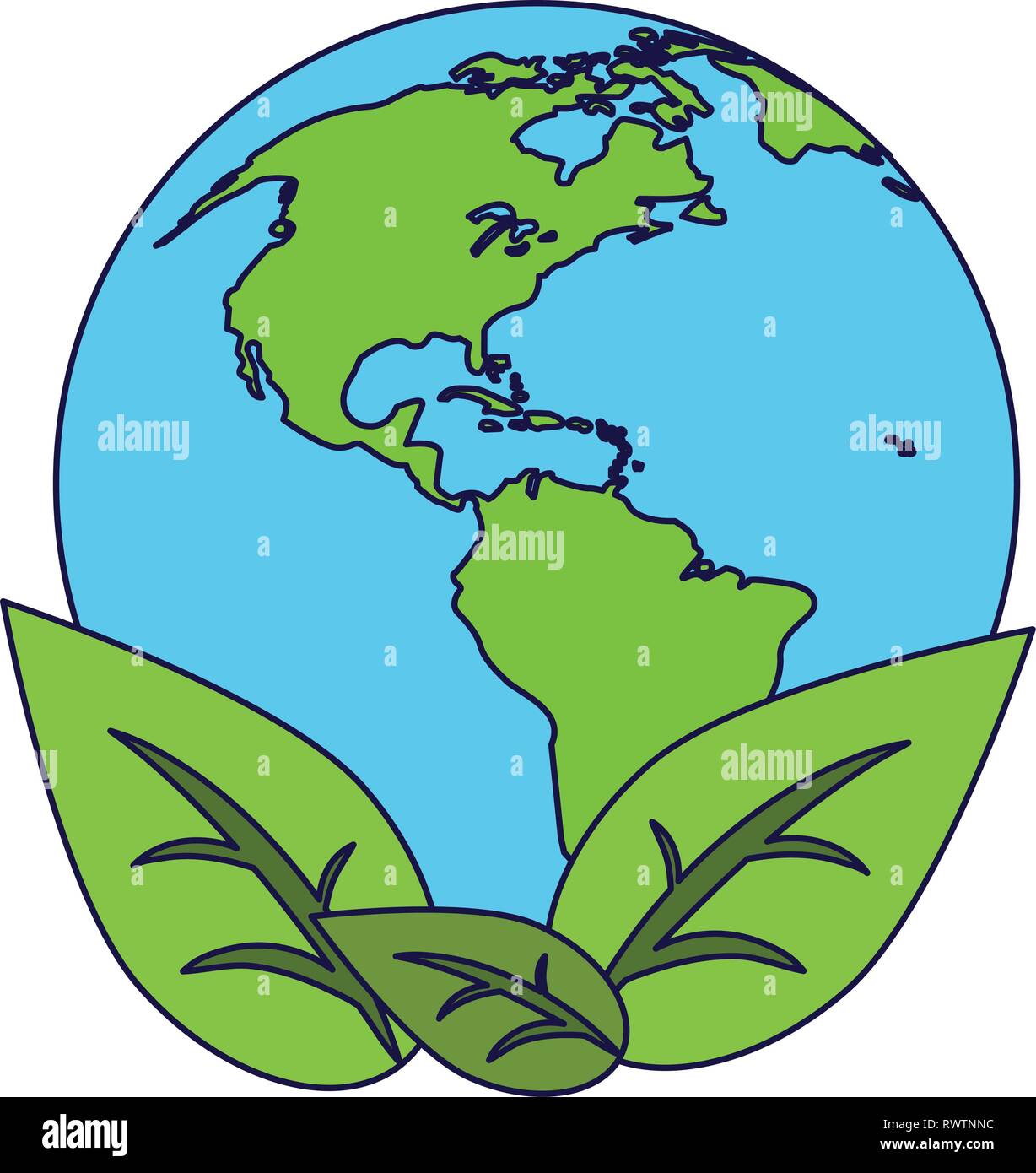 Save the world symbol Stock Vector Image & Art Alamy