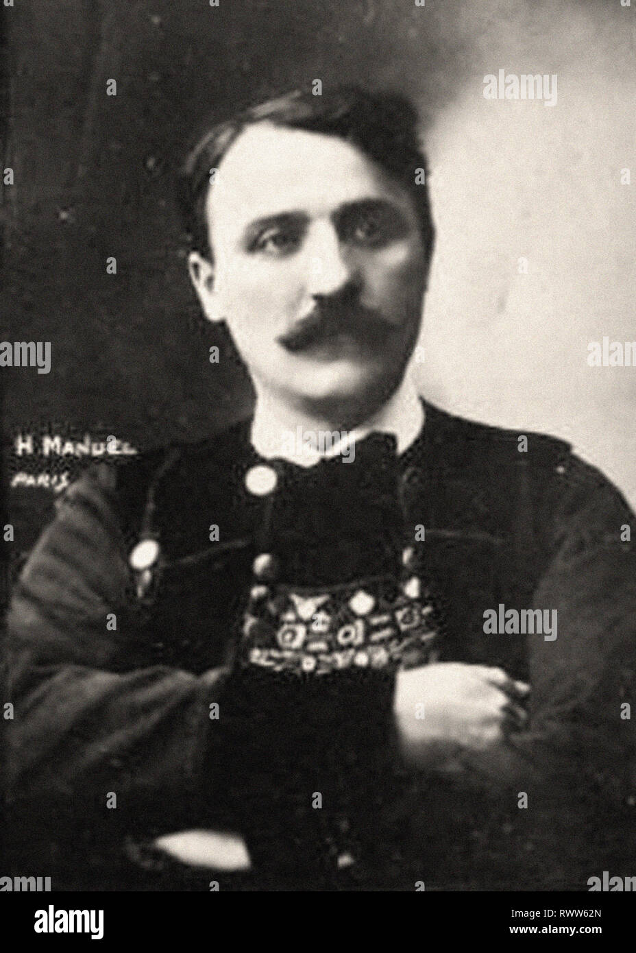 Photographic portrait of Botrel, Théodore Stock Photo