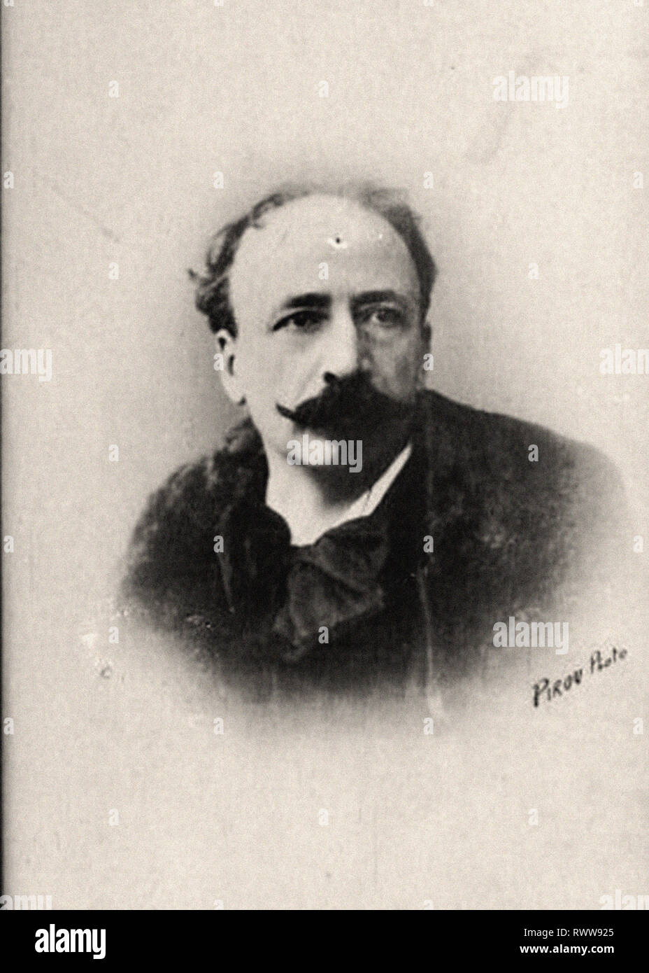 Photographic portrait of Deschamps, Louis Stock Photo