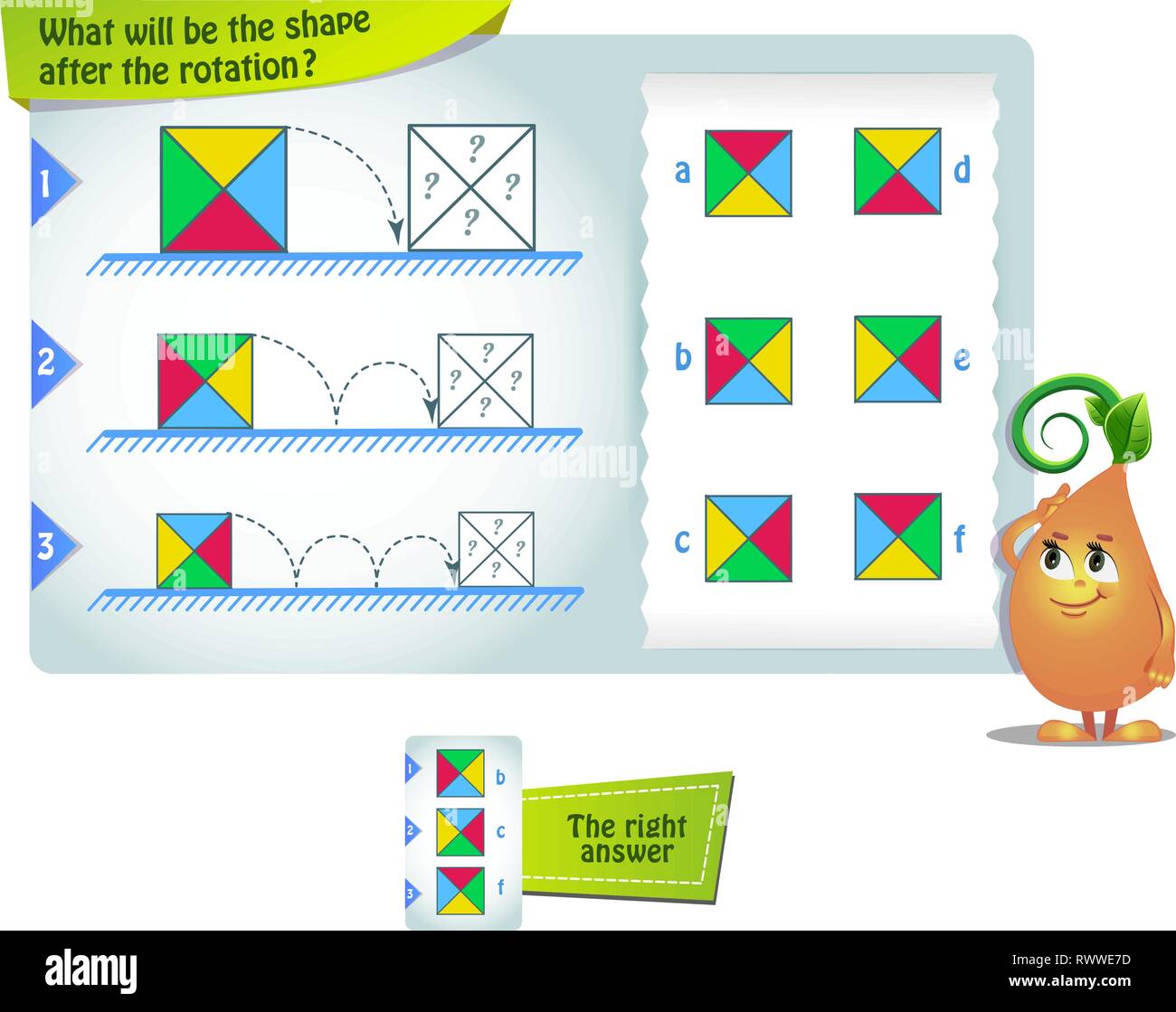 educational game for kids and adults development of mental rotation ...