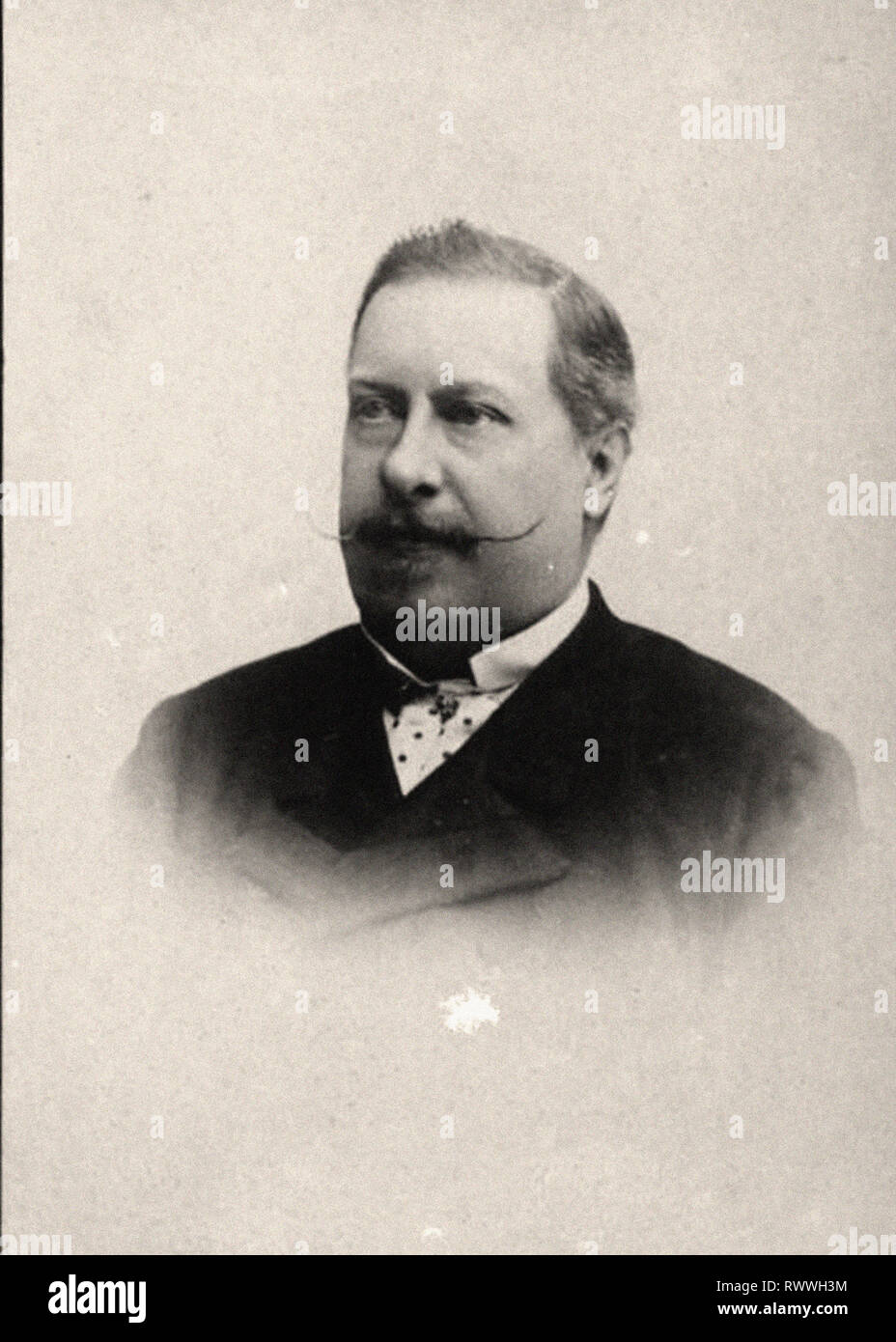 Photographic portrait of Louis 1er, roi de Portugal Stock Photo