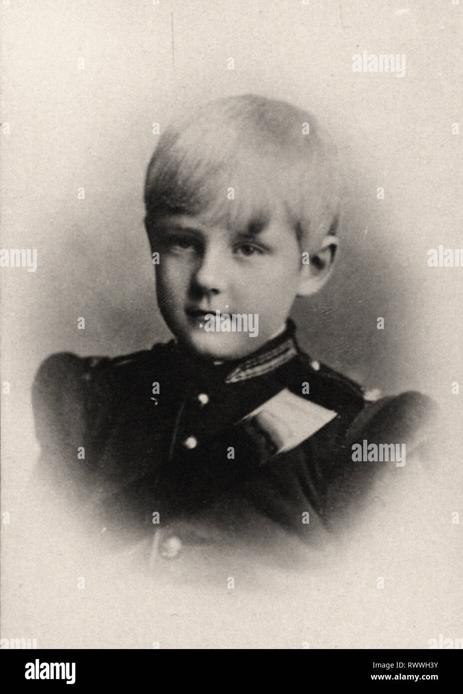 Photographic portrait of Louis Philippe, prince de Portugal Stock Photo
