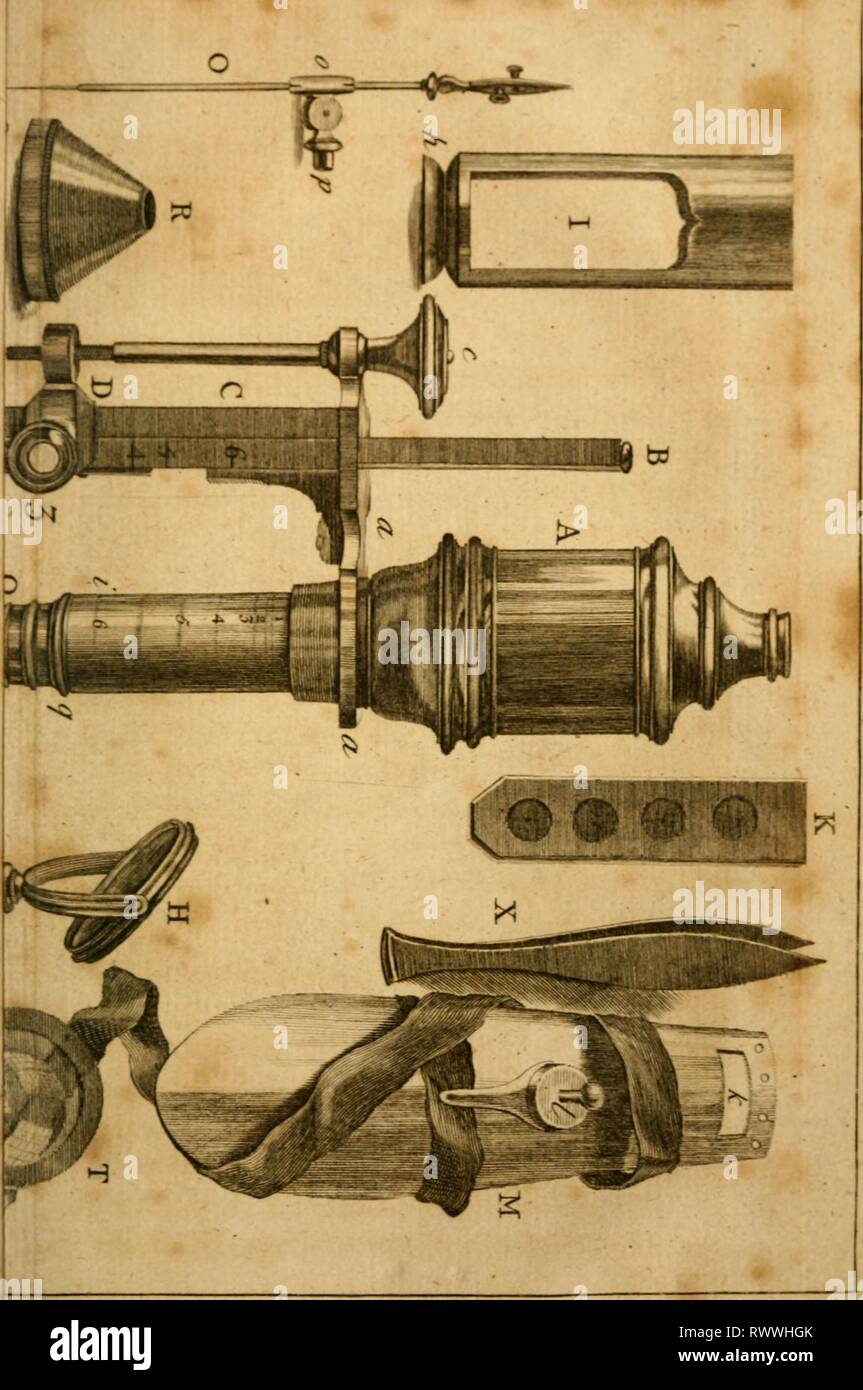 Employment for the microscope Stock Photo Alamy