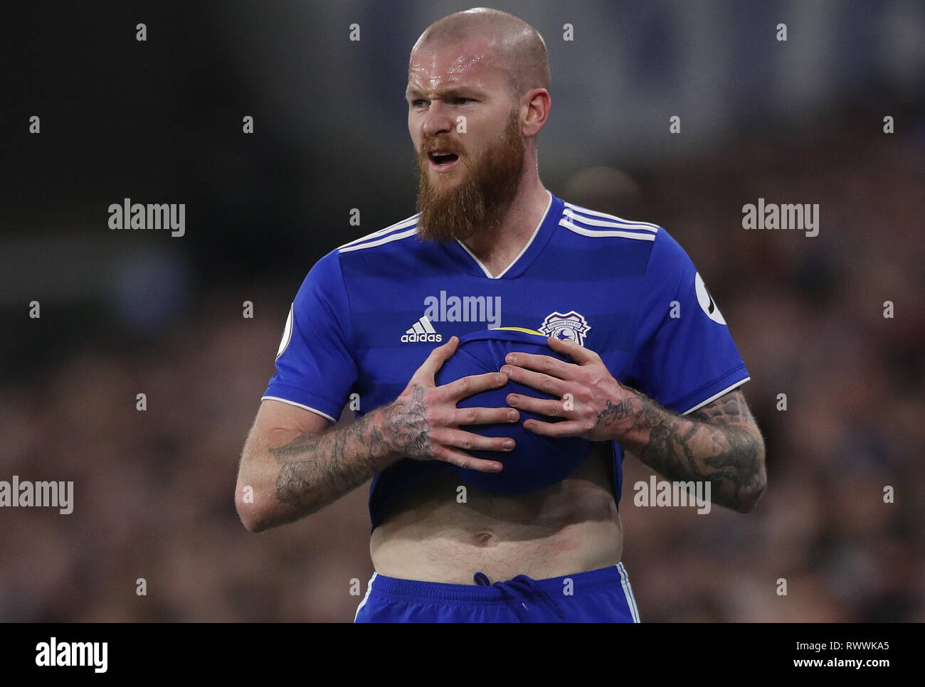 MOSCOW, RUSSIA - JUNE 16: Aron Gunnarsson of Iceland reacts during the 2018  FIFA World Cup Russia group D match between Argentina and Iceland at  Spartak Stadium on June 16, 2018 in