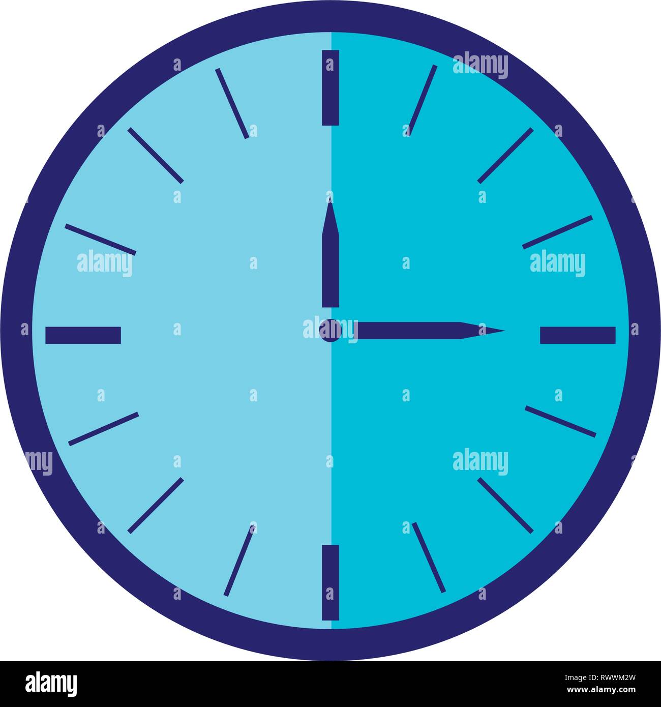 time clock isolated icon vector illustration design Stock Vector Image ...